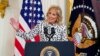 La primera dama de EE. UU., Jill Biden, en un evento en la Casa Blanca el 28 de febrero de 2022.
