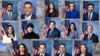 Estos son los 14 nuevos congresistas de origen hispano que llegaron a la Casa de Representanes en Washington para asumir la legislatura del 118.º Congreso que durará dos años. [Fotocomposición VOA]