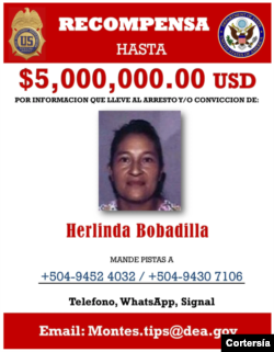 El 8 de octubre de 2015, un gran jurado federal emitió una acusación contra Erlinda Ramos-Bobadilla, alías la Chinda, de 61 años, y sos dos hijos por cargos de narcotráfico. [Foto cortesía Departamento de Estado].