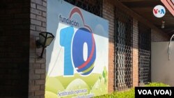 Fachada de la Fundación Canal 10 en Managua. Foto archivo VOA.