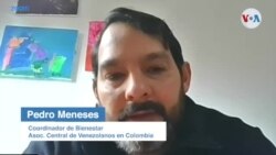 Pedro Meneses, migrante venezolano