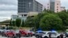 Emergency personnel work at the scene of a shooting at a medical clinic in Tulsa, Okla., June 1, 2022. 