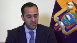 Canciller ecuatoriano Juan Carlos Holguín sobre la relación de Ecuador y EEUU