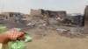 دادو کے دیہات میں لگنے والی آگ سے تباہی کے منظر