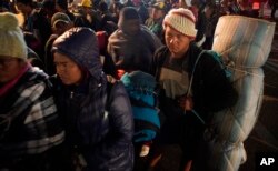 El presidente Donald Trump hizo referencia a los migrantes que acampan en la ciudad fronteriza mexicana de Tijuana, después de viajar en caravana desde Centroamérica para llegar a Estados Unidos.