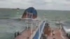The Volgoneft-212 tanker is seen after being wrecked by a storm in the Kerch Strait, Russia, Dec. 15, 2024, in this photo taken from a video released by the Russian Southern Transport Prosecutor's Office.