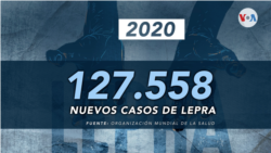 Nuevos casos de lepra.
