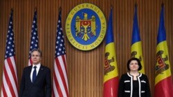 Ngoại trưởng Hoa Kỳ Antony J. Blinken, và Thủ tướng Moldovan Natalia Gavrilita, Chisinau, Moldova, 6/3/2022.