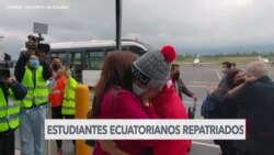 Arribó a Ecuador el estudiante que se encontraba en Ucrania