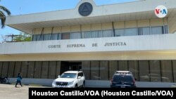 Fachada de la Corte Suprema de Justicia de Nicaragua. Foto Houston Castillo, VOA