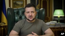 Archivo- El presidente de Ucrania, Volodymyr Zelenskyy se dirigió el martes 5 de abril del 2022 al Consejo de Seguridad de la ONU.