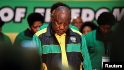 VaCyril Ramaphosa mutungamiri weSouth Africa