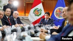 El presidente de Perú, Pedro Castillo, encara una crisis política que incluye un pedido de destitución. [Foto: Archivo]
