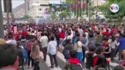 Peruanos protestan: “Que se vayan todos y nuevas elecciones generales ya"