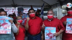 El PLC es el unico partido que ha mantenido actividades constantes en varios puntos de Nicaragua, aunque con poca afluencia. Foto Houston Castillo, VOA.