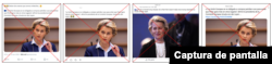 Capturas de desinformación en redes sociales.