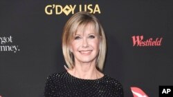 Foto Achivo AP: Olivia Newton-John en una gala en Los Ángeles en 2018. 