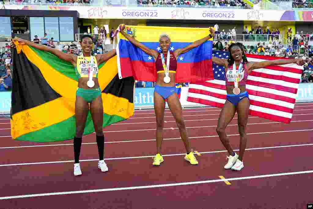 Venezuela, Jamaica y Estados Unidos, unidos por el deporte.