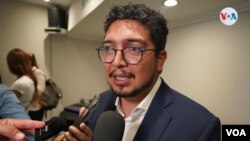 Pedro Vaca, relator especial para la Libertad de Expresión de la Comisión Interamericana de Derechos Humanos. Foto Houston Castillo, VOA