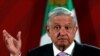 El presidente López Obrador durante una rueda de prensa celebrada el 13 de noviembre de 2019.