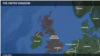 Airline passengers in parts of the UK and Ireland faced travel disruptions as a storm swept across both countries.
