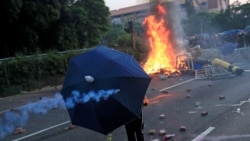 VOA Asia - China's National Day met with protest in Hong Kong