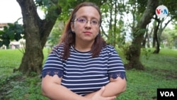 La directora de 100%Noticias Lucía Pineda, actualmente exiliada en Costa Rica. Foto Houston Castillo, VOA