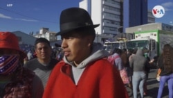 "Ya estamos cansados de las medidas de este gobierno": manifestante ecuatoriano