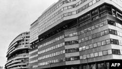 Imagen fechada en abril de 1974 del edificio de oficinas de Watergate en Washington DC.