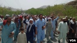 د جنوبي وزیرستان خلک د بجلۍ د نشتوالي پرضد احتجاج کوي