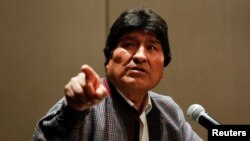 A finales del mes de noviembre de 2019, el gobierno interino de Bolivia difundió un audio en el que presuntamente Morales ordenaba cercar la ciudad de La Paz. Foto de archivo del 20 de noviembre de 2019.