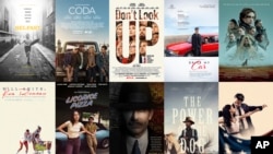 Las 10 películas nominadas para los premios Oscar 2022.