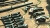 FILE - Weapons seized from separatist fighters in Bamenda, north western Cameroon, Feb. 6, 2019. (E. Kindzeka/VOA)