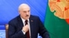 FILE - Belarusian President Alexander Lukashenko speaks during a press conference in Minsk, Belarus, Aug. 9, 2021. 