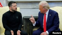 Владимир Зеленский и Дональд Трамп в Овальном кабинете Белого дома. 28 февраля 2025 года (фото Reuters/Brian Snyder)