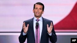 Donald Trump Jr., hijo mayor del presidente de EE.UU. en foto de archivo del 19 de julio de 2016.