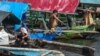 Suasana di dekat taman hiburan Ancol Dreamland, Jakarta, 20 Juni 2020, saat dibuka kembali taman hiburan tersebut setelah ditutup selama berbulan-bulan di tengah pandemi virus coronavirus Covid-19.