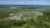 An aerial view of Hla Phoe Khaung transit camp for Rohingya who decide to return back from Bangladesh, is seen in Maungdaw, Rakhine state, Myanmar, Sept. 20, 2018.