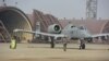 2025년 1월 21일 대한민국 오산 공군 기지에 쌍매훈련(Buddy Squadron)에 동원된 미 공군 A-10 ‘썬더볼트’가 세워져 있다.