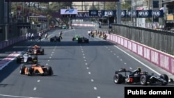 Bakıda keçirilən Formula 1 yarışları (Mənbə: Sosial şəbəkə)