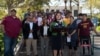Angelica Salas of the Coalition for Humane Immigrant Rights of Los Angeles announces the Million Voters Project, an effort to sign up new voters before the November 8 election, in Glendale, Calif., July 19, 2016. (Credit: Ronen Tivony)