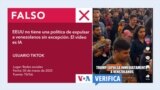 Se trata de un video de TikTok que busca desinformar. El video fue creado con inteligencia artificial (IA). 