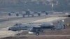 FILE - A U.S. Air Force A-10 Thunderbolt II fighter jet lands at Incirlik airbase in the southern city of Adana, Turkey, Dec. 10, 2015. 
