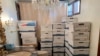 FILE - This photo, part of the indictment against former U.S. President Donald Trump, shows boxes of records stored at his Mar-a-Lago estate in Palm Beach, Florida. A federal judge on April 4, 2024, rejected Trump's argument that the documents were his personal records.