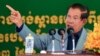 រូបឯកសារ៖ លោក​នាយករដ្ឋមន្រ្តី ហ៊ុន សែន ថ្លែងនៅ​ក្នុង​​ពិធី​បើក​ការ​ដ្ឋាន​សាង​សង់​ស្ពាន​ឆ្លង​កាត់​ទន្លេ​បាសាក់ តភ្ជាប់​រាជធានី​ភ្នំពេញ ពី​ទីក្រុង​កោះពេជ្រ ទៅ​កាន់​ទីក្រុង​រណប​កោះ​នរា ​នៅ​ព្រឹក​ថ្ងៃ​ចន្ទ​ ទី ២៦ ខែតុលា ឆ្នាំ២០២០។