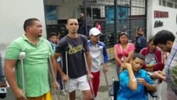 Venezolanos protestan por falta de insumos en hospitales