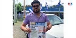 El Nuevo Diario suspendió operaciones en septiembre de 2019. Tiempo antes había reducido su tamaño por un bloqueo a su materia prima. Foto Houston Castillo, VOA.