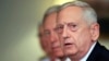 FILE - Secretary of Defense Jim Mattis, responds to a reporter's question at the Pentagon, Sept. 19, 2017. 