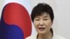 South Korean President Park Geun-hye speaks during a luncheon meeting with members of charity groups at presidential house in Seoul, South Korea, Thursday, Aug. 20, 2015.