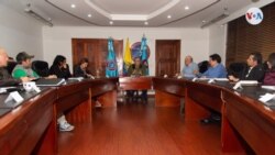 El presidente Iván Duque Márquez anuncia la instalación de un Puesto de Mando Unificado para enfrentar la situación con el COVID-19. Foto Manuel José Arias Najarro